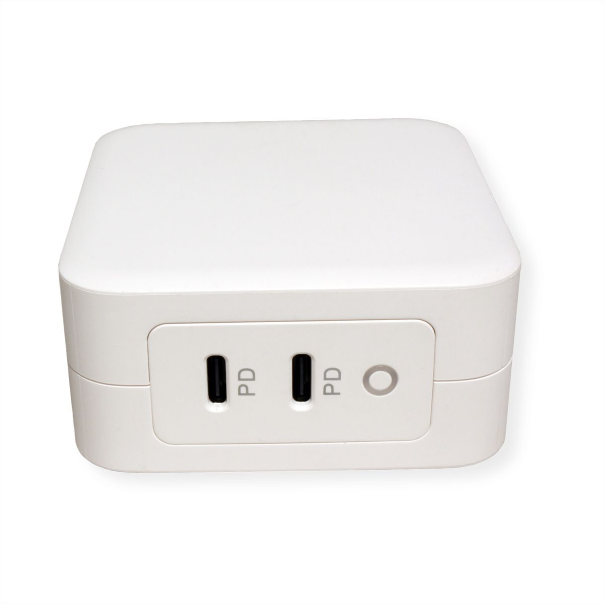 ROLINE Chargeur USB avec prise Euro, 2 ports, 2x C (PD), 100W, GaN