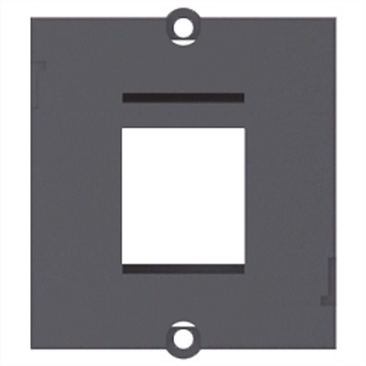 BACHMANN Module Cadre 1x Keystone, noir