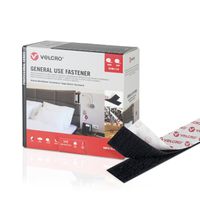 VELCRO® General Use Fixation 5m bande crochets 5m bande velours, crochets & velours 50mm noir