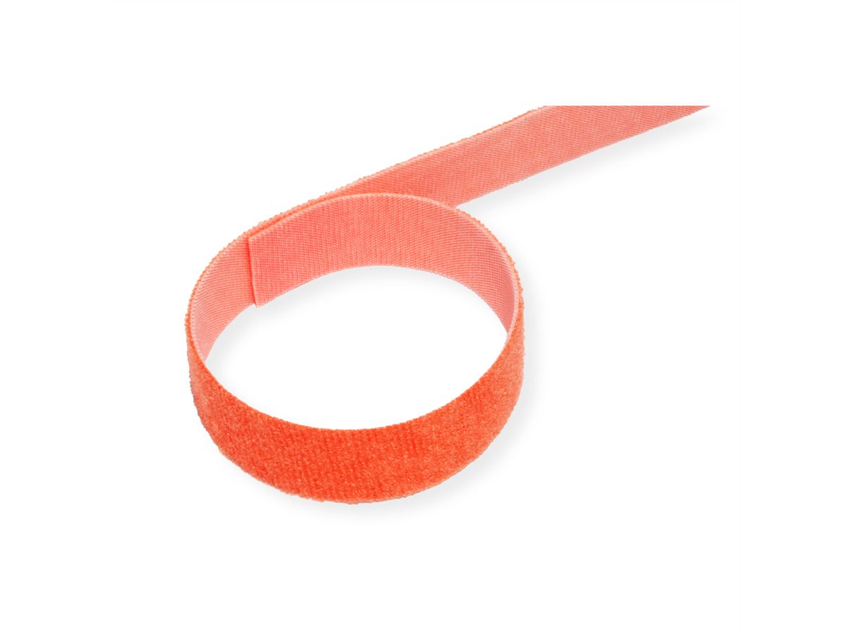 VELCRO® One Wrap® Bande 20 mm, orange, 25 m