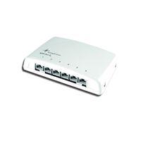 TELEGÄRTNER Mini distributeur blindé, blanc alpin, MPD8-HS K Cat.6A (profond selon ISO/IEC)