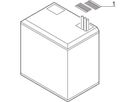 SCHROFF Fermeture balai pour toit plein, nylon, noire