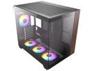 ANTEC CX800 ARGB_B Wood Boîtier PC Midi Tower Black ATX