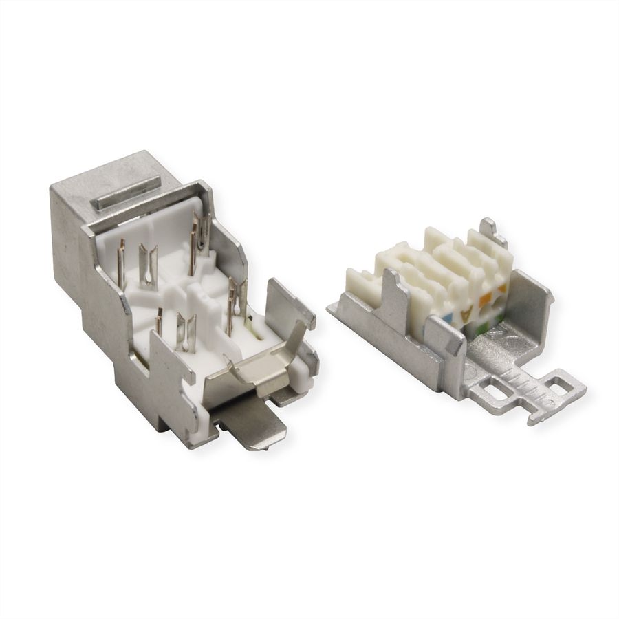 TELEGÄRTNER Module AMJ Cat.6A (Classe EA), 2 pièces (selon ISO/IEC)