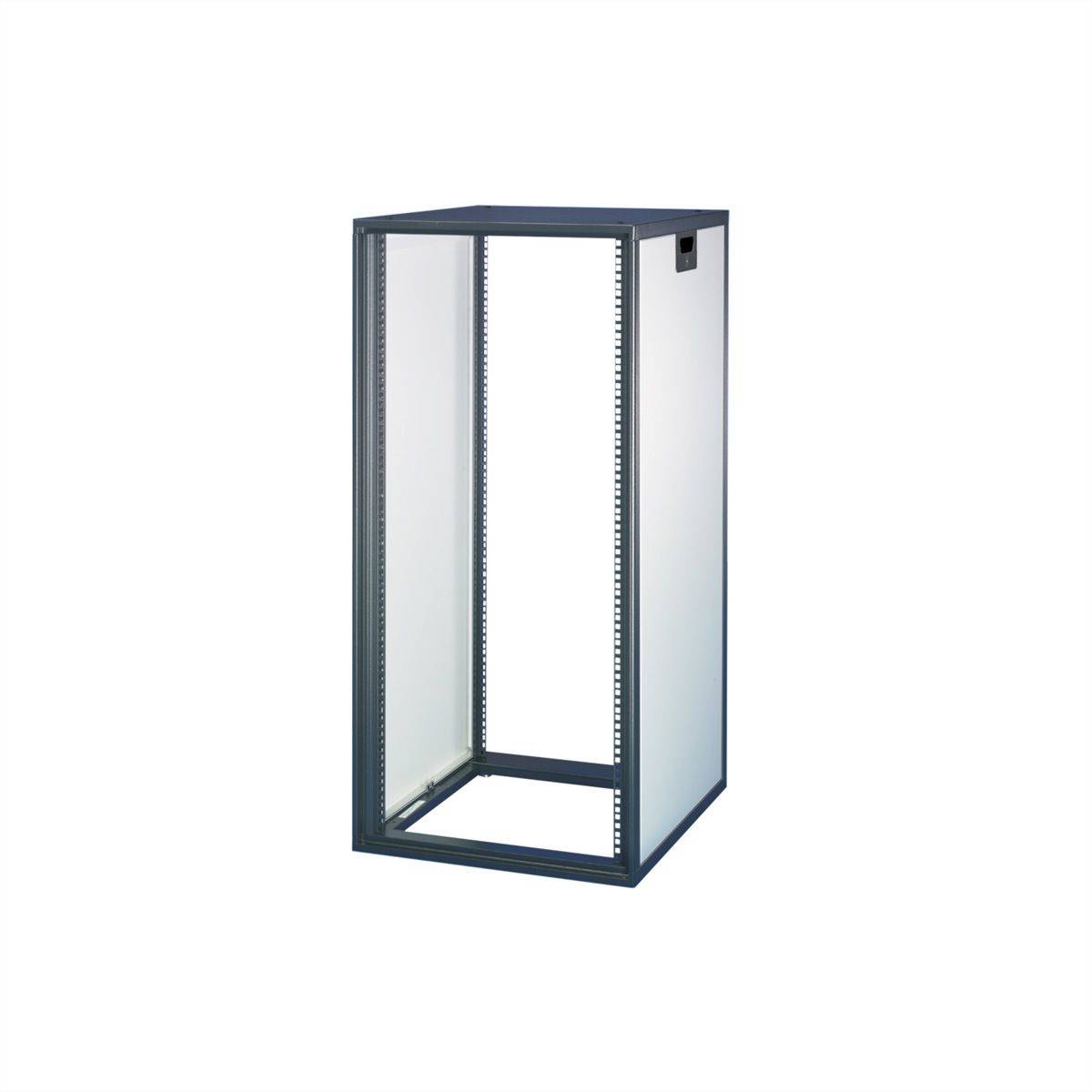 Armoire Novastar SCHROFF sans porte ni panneau arrière, Heavy-Duty, RAL 7021/7035, 2145H 553W 800D