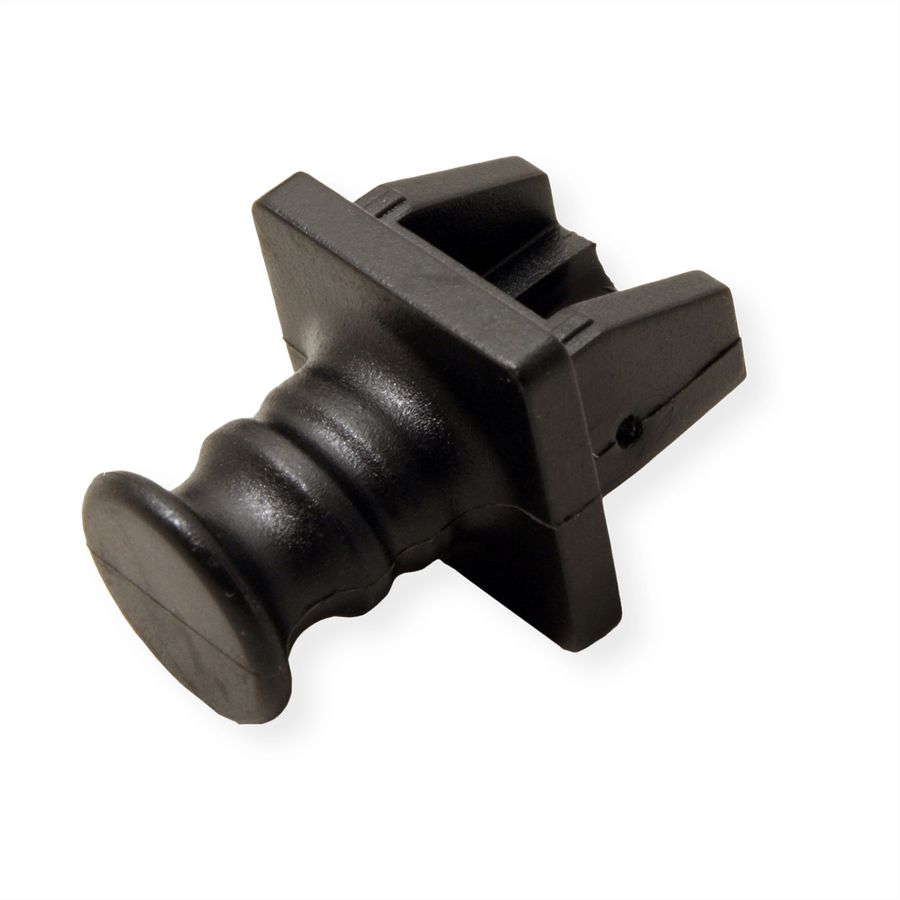 VALUE Protecteur anti-poussière pour prises RJ45, noir
