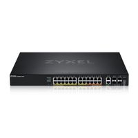 Zyxel XGS2220-30HP Géré L3 Gigabit Ethernet (10/100/1000) Connexion Ethernet, supportant l'alimentation via ce port (PoE) Noir