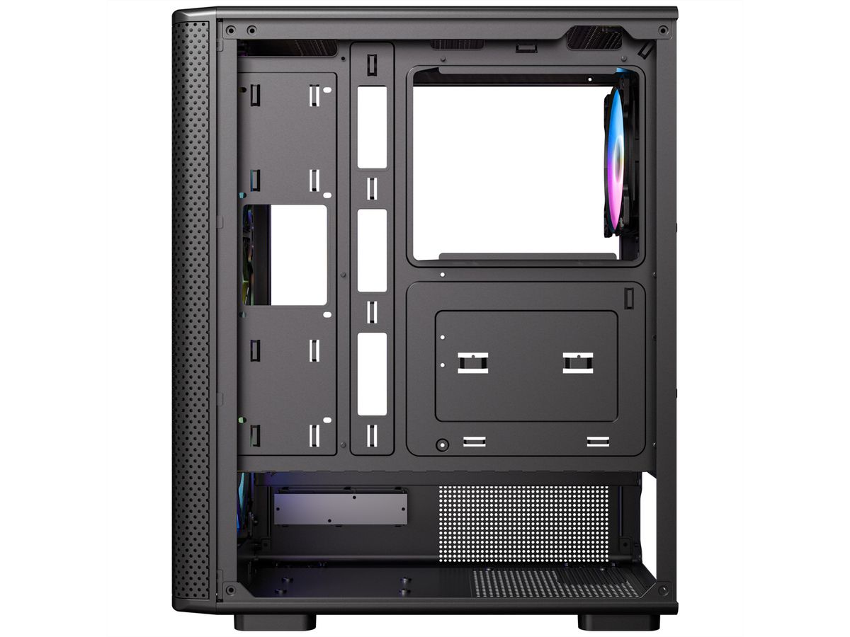 ANTEC VX-310 ARGB Boîtier PC ATX, Micro-ATX , ITX Mid Tower Gaming, noir
