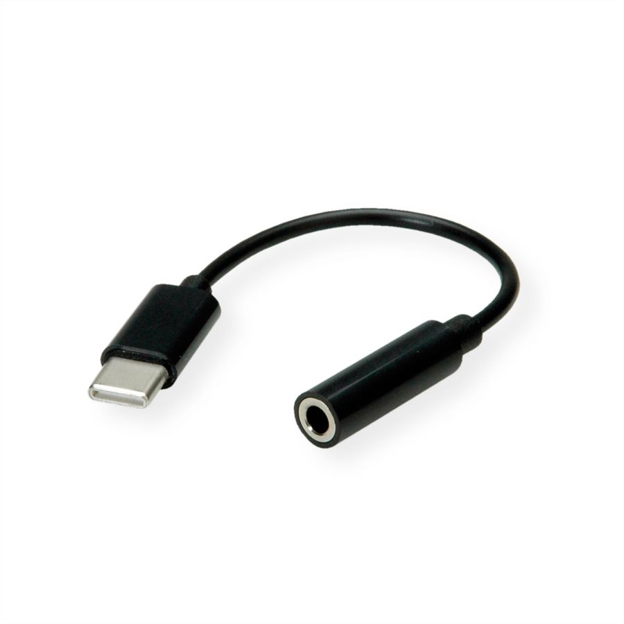 VALUE Adaptateur Type C - 3,5mm Audio, M/F, 0,13 m