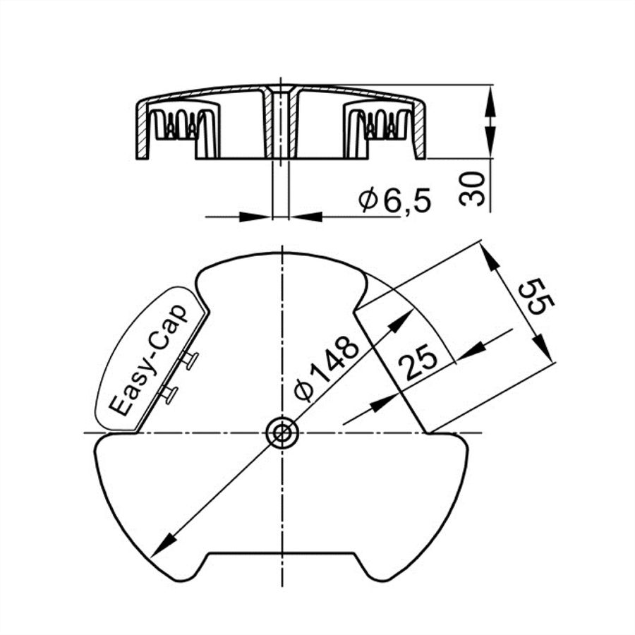 BACHMANN Easy-Cap argent