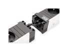 BACHMANN STEP ALU 4xUTE 35° GST18, Prise CEE 32A bleue, mesure