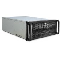 Boîtier industriel 19", 4U, version longue, IPC 4U-4129L, noir