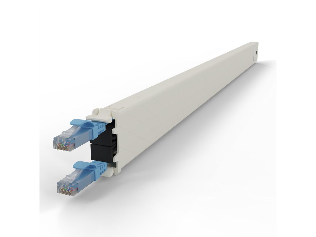 patchbox.one Cassette 30RU UTP bleu Cat.6a 1,8 m