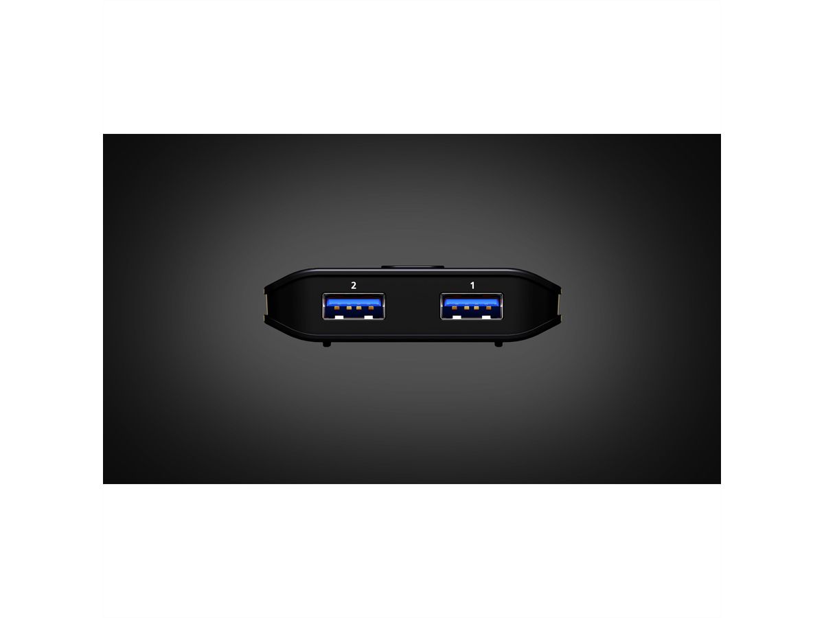 ATEN US4322 Commutateur USB 3.2 Gen 1 partagé 2 x 2