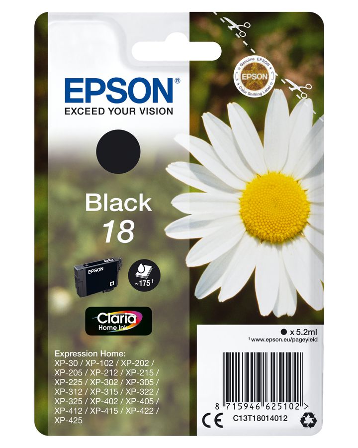 Epson Daisy Cartouche "Pâquerette" 18 - Encre Claria Home N