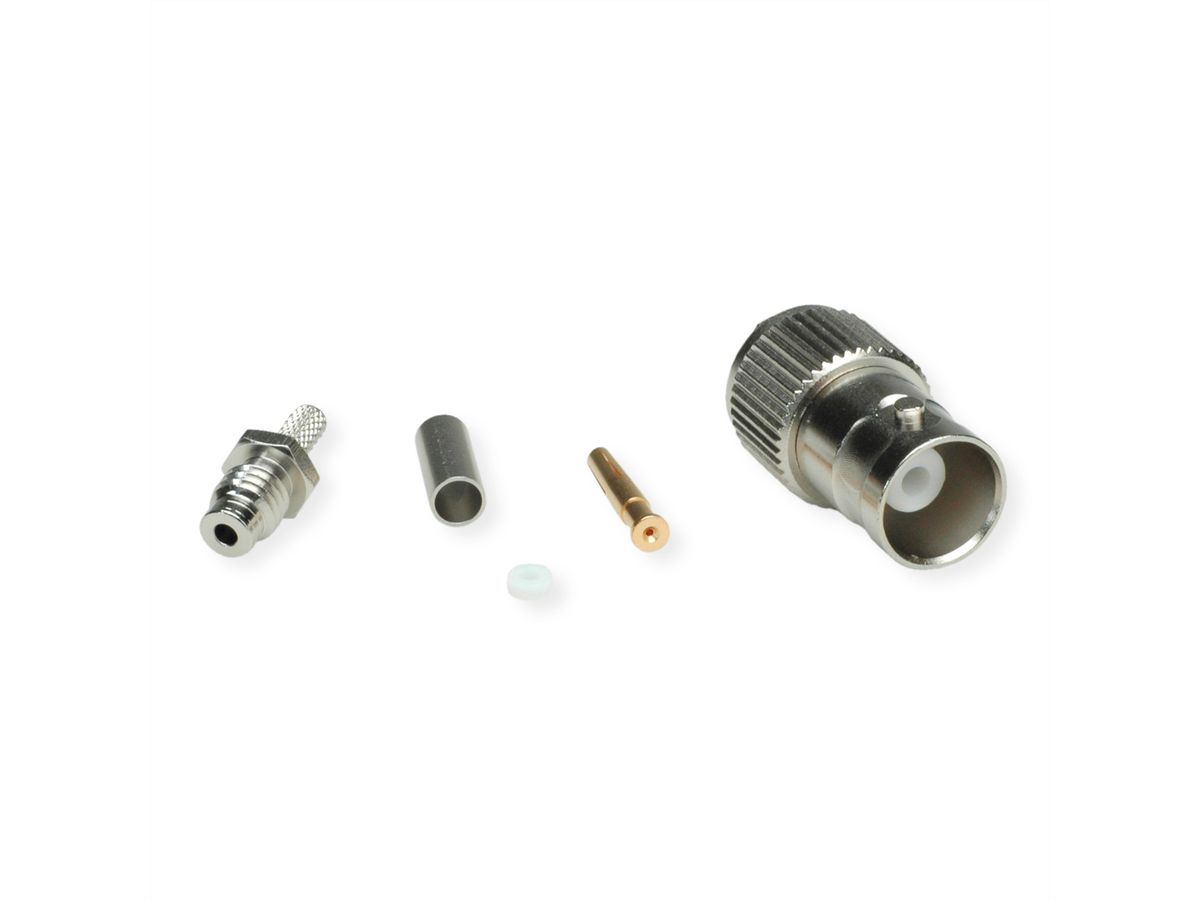 TELEGÄRTNER Prise de câble BNC 50 Ohm pour sertissage RG-316/U