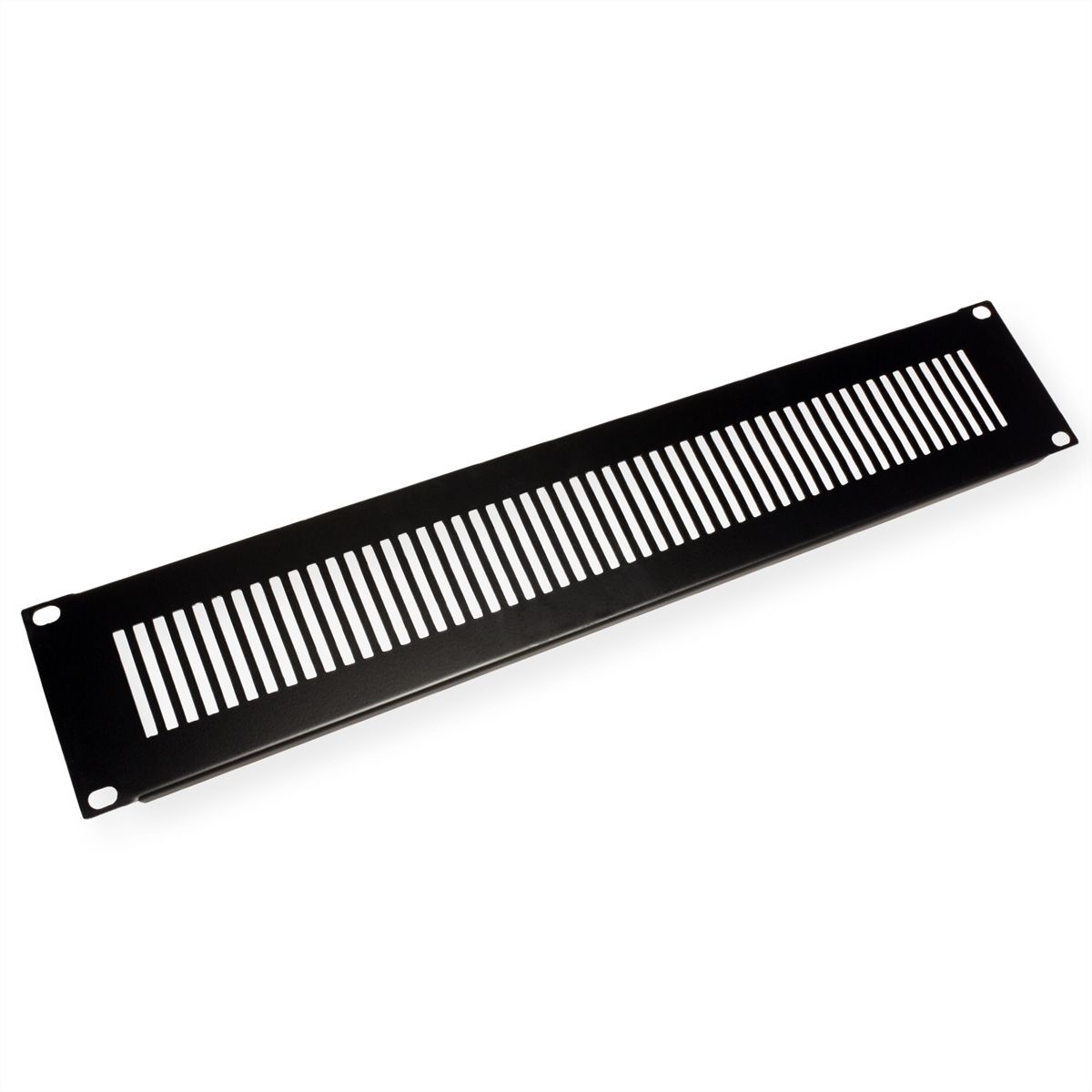 VALUE Panneau avant de ventilation 19", 2 U, noir