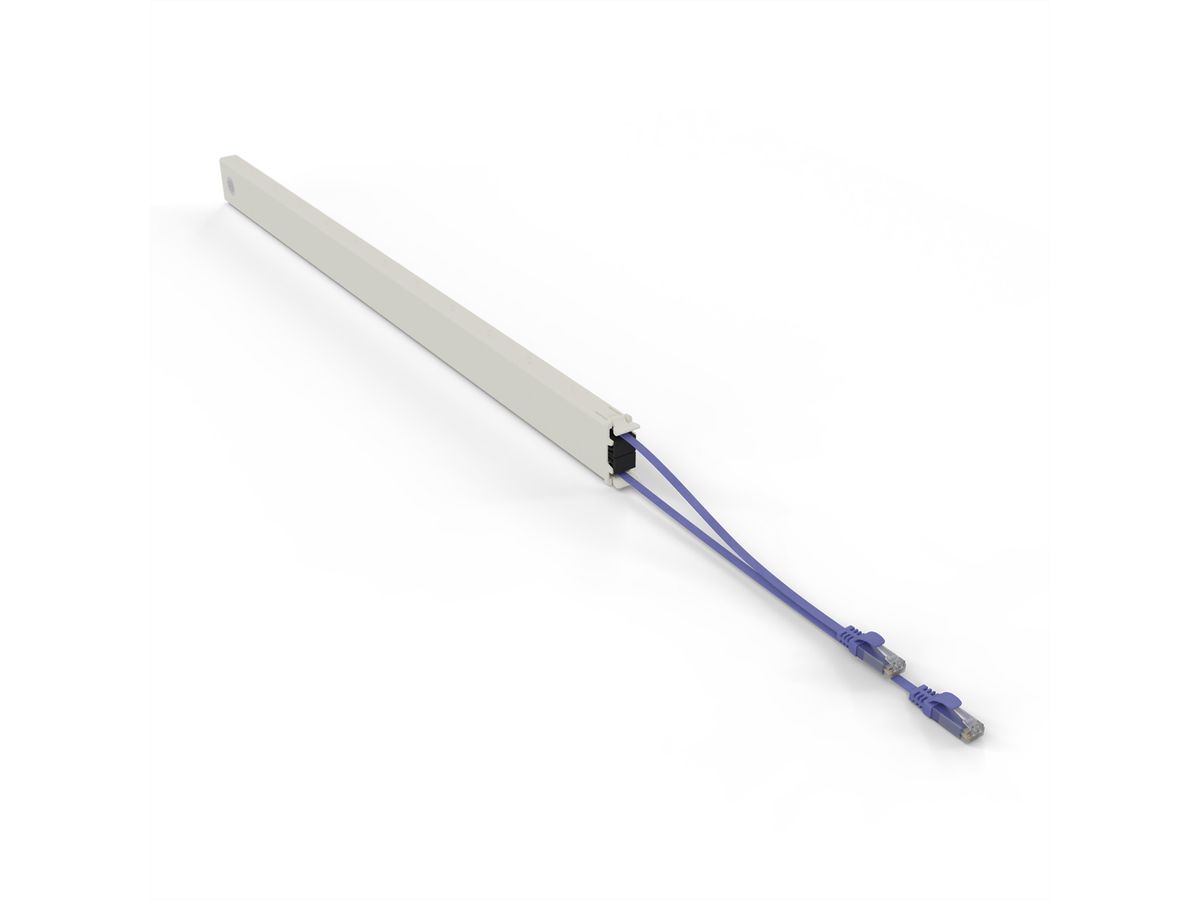 patchbox.one Cassette 46RU UTP noir Cat.6a 2,5 m