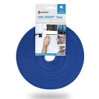 VELCRO® One Wrap® Bande 10 mm, bleu, 25 m
