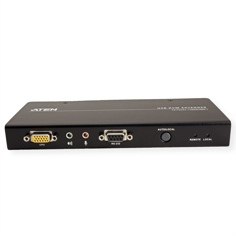 ATEN CE750A Système d'extension KVM Cat 5 VGA/Audio USB, RS232, 200m