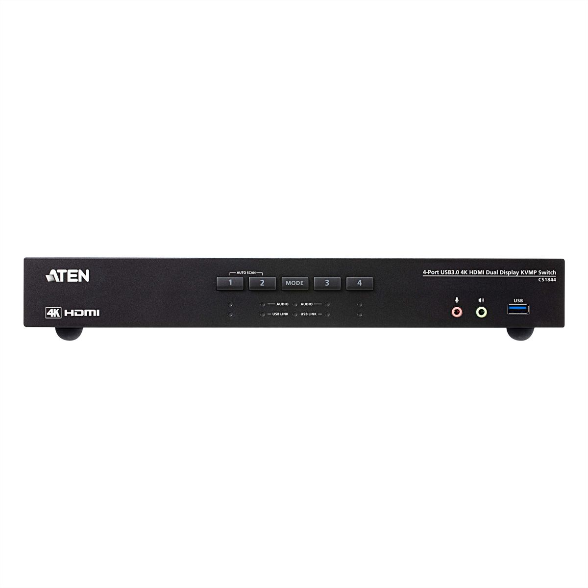 ATEN CS1844 Commutateur KVM deux affichages HDMI 4K 4 ports USB 3.0