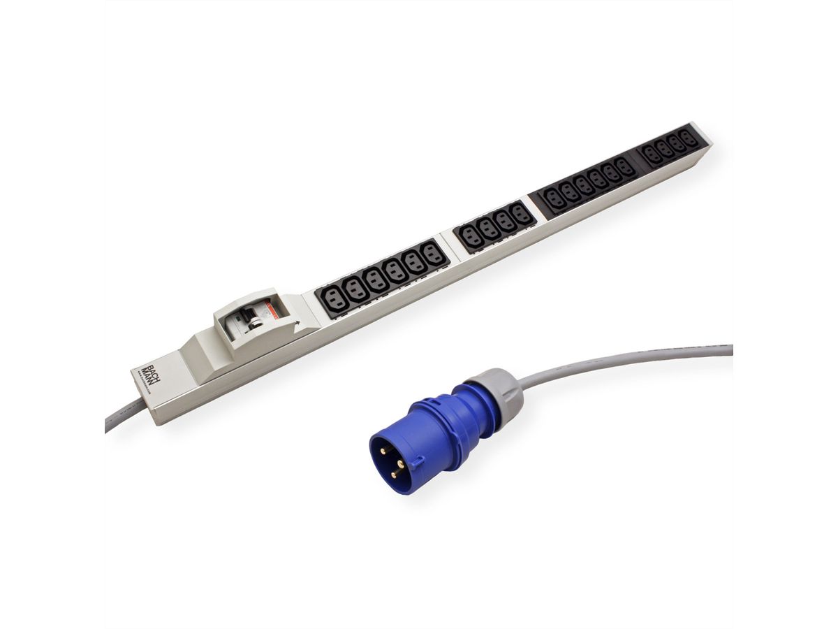 BACHMANN IT PDU ALU 1U 20x C13 2x CEE 32A bleu