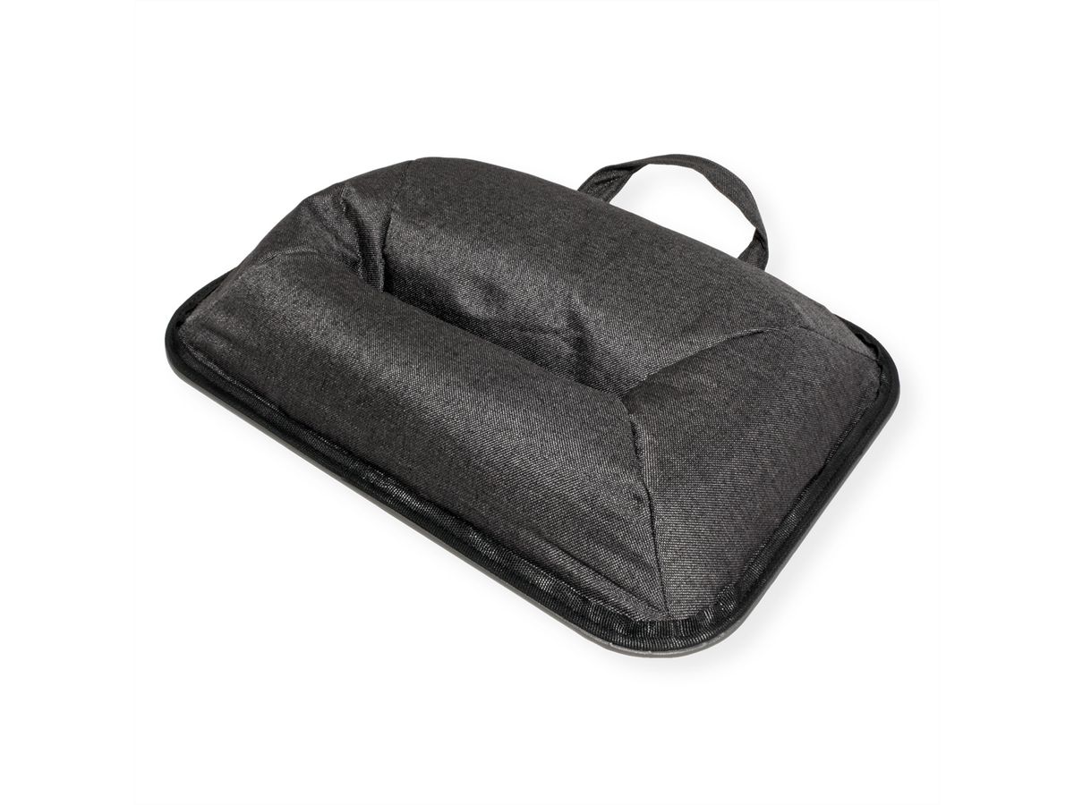 VALUE Support portable universel pour ordinateur portable/tablette avec coussin, gris