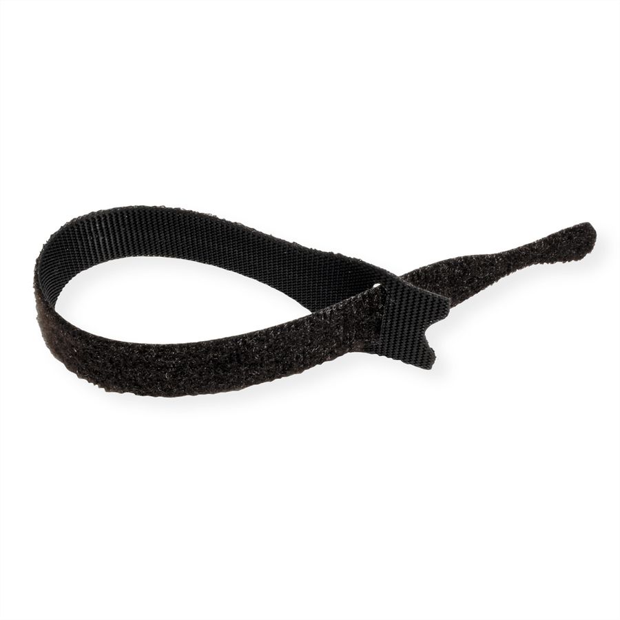 VELCRO® ONE-WRAP Rouleau 12x200mm x 6, noir, réutilisable