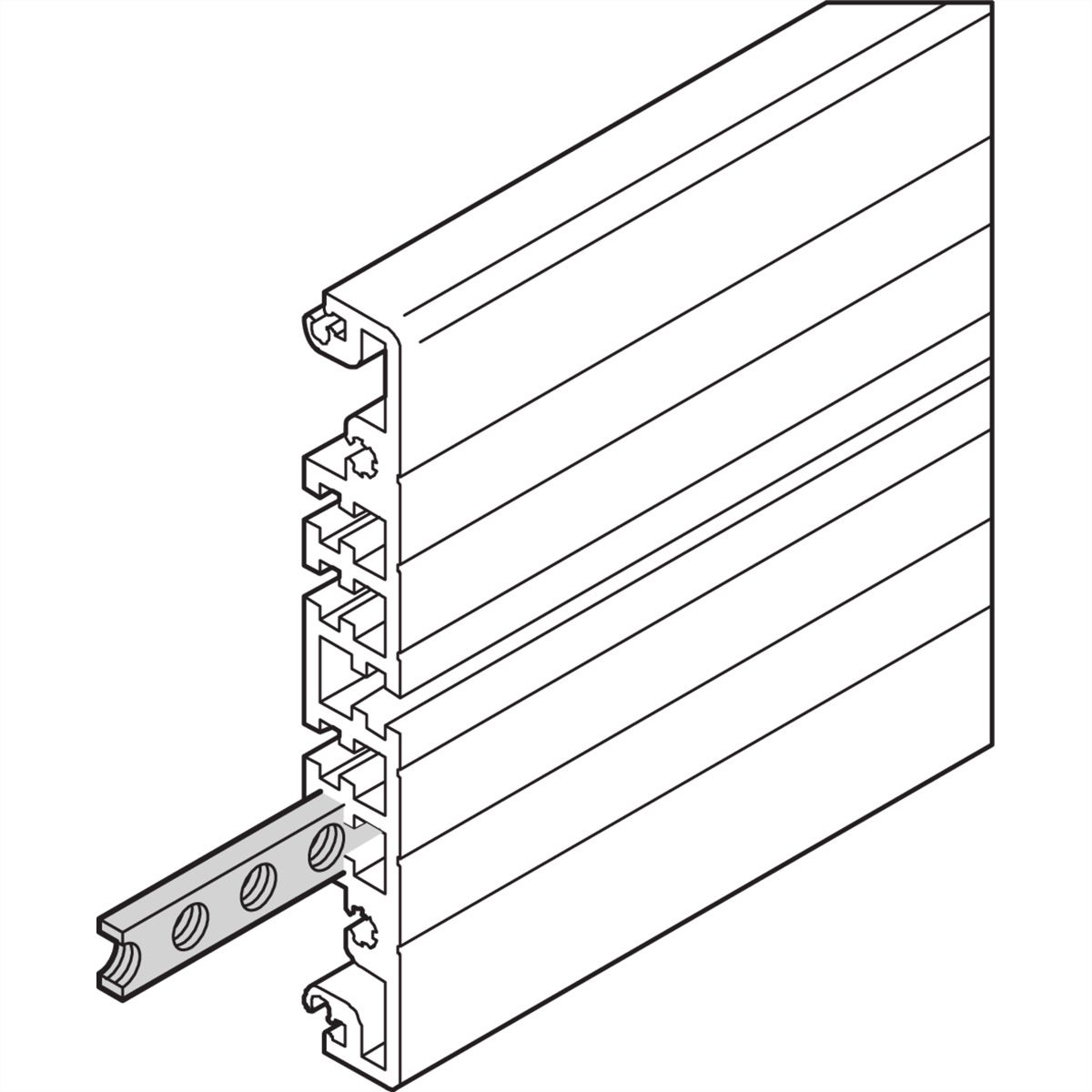 SCHROFF MultipacPRO Insert fileté M3 pour panneau latéral extrudé
