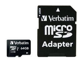 Verbatim Premium mémoire flash 64 Go MicroSDXC Classe 10