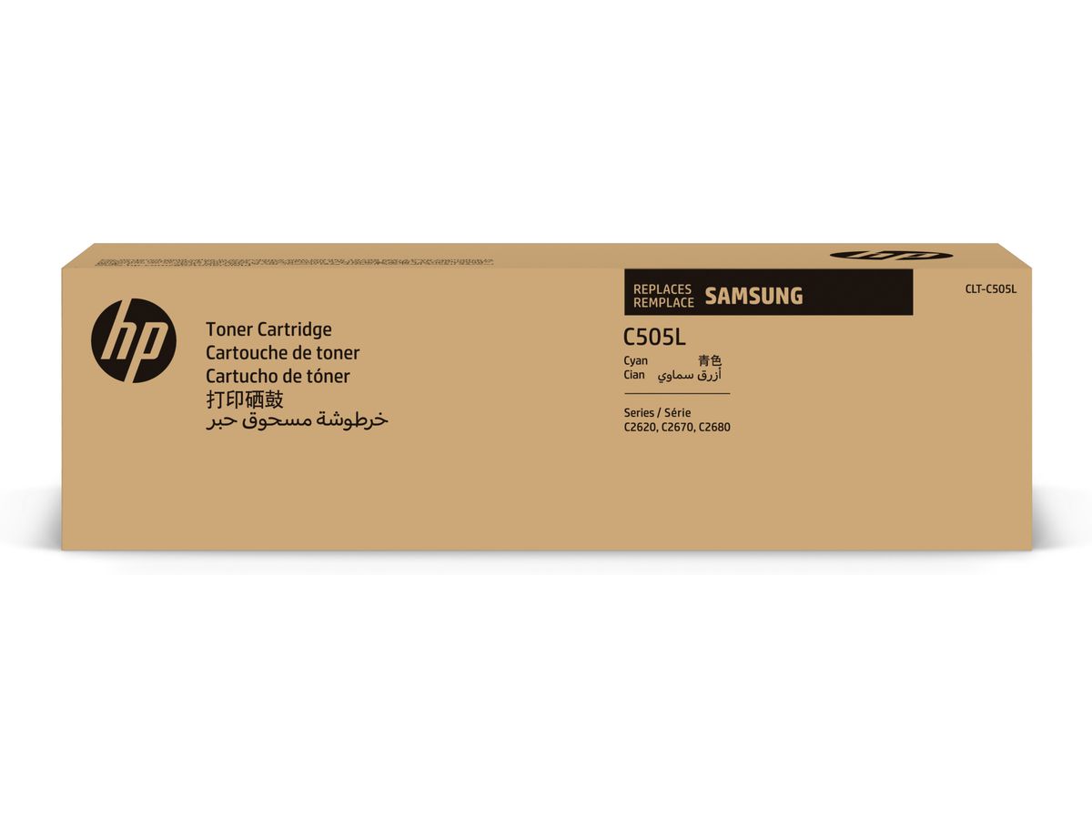 Samsung CLT-C505L Toner cyan grande capacité authentique
