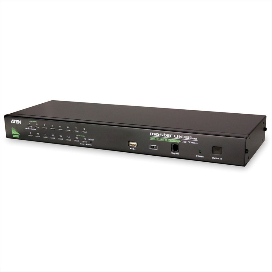 ATEN CS1716A Switch KVM VGA, PS/2-USB, port périphérique USB, 16 ports