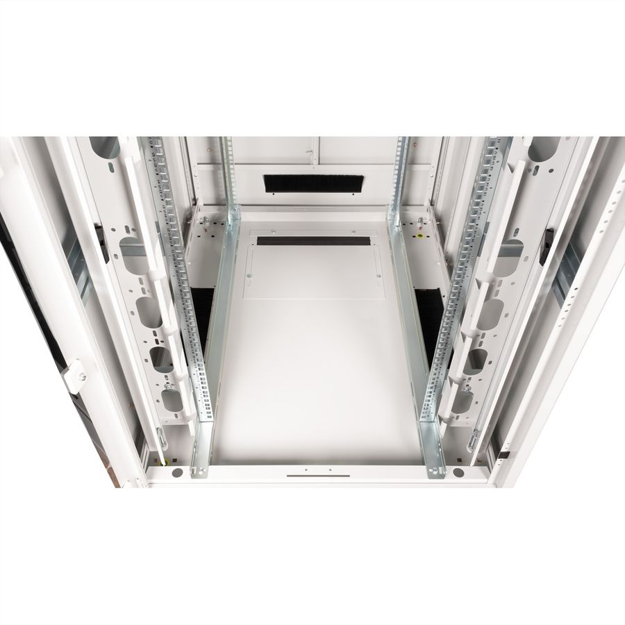 ROLINE 19" Baie réseau Pro 26U, 800x1000 LxP Porte verre gris