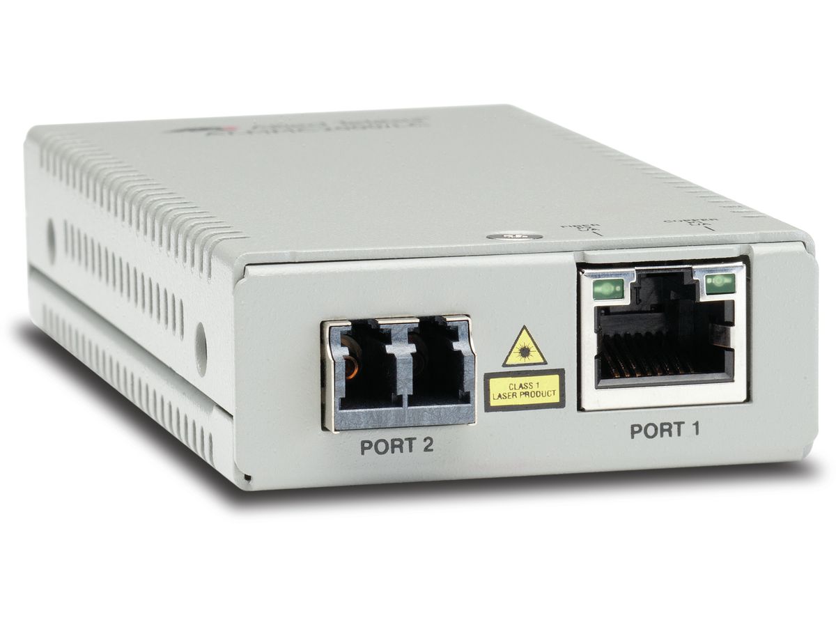 Allied Telesis AT-MMC200/LC 1310nm Gris convertisseur de support réseau