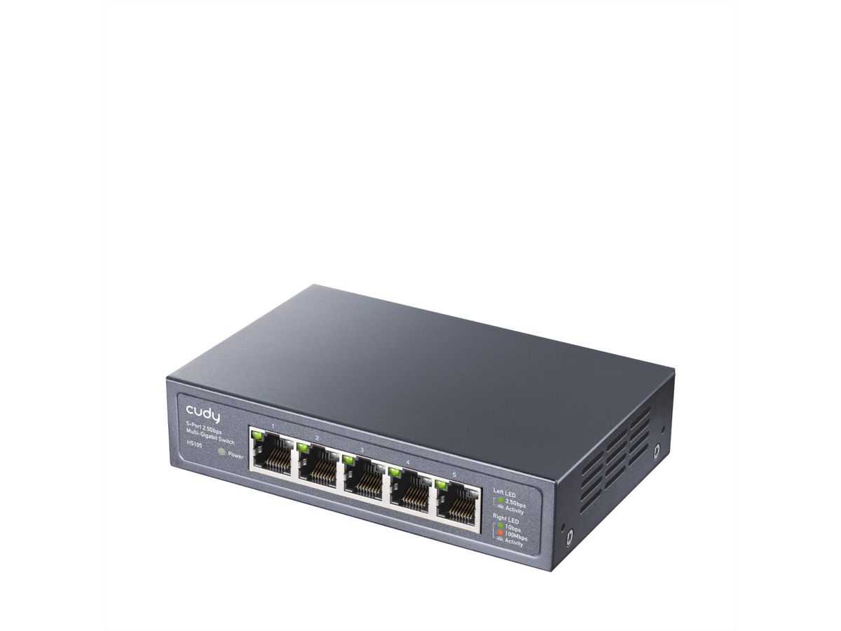 CUDY HS105 Switch 5 ports 2.5G métal
