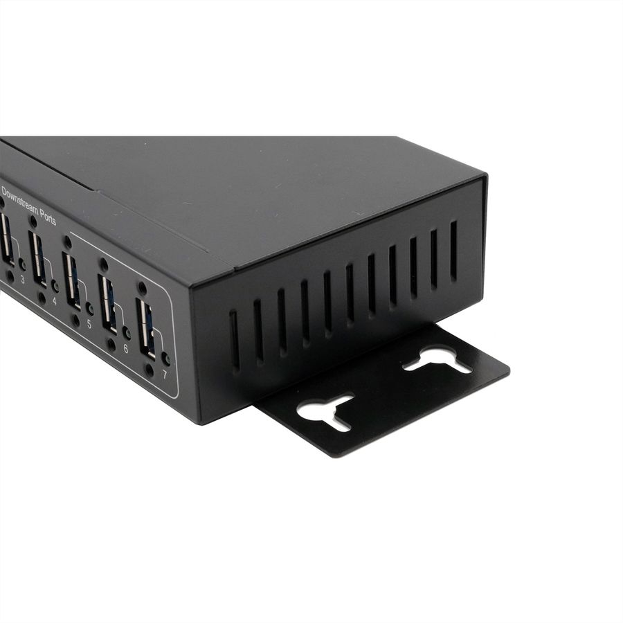 EXSYS EX-11214HMVS HUB 4 ports USB 2.0 métal avec alimentation 5V/2A Genesys Chipset