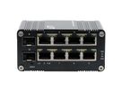 EXSYS EX-62035MPoE-SFP Mini commutateur industriel 8+2 ports Gigabit SFP PoE+, géré par le Web