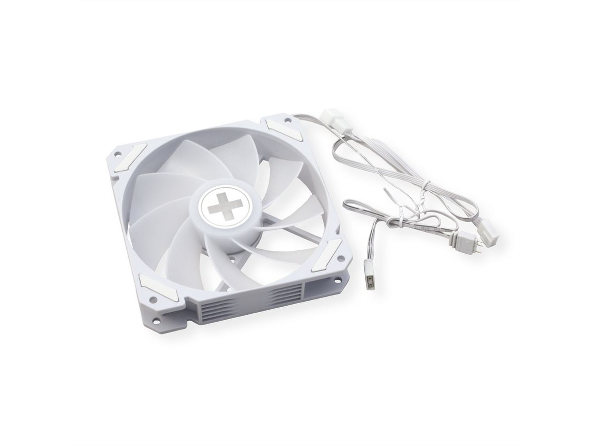 XILENCE Performance A+ REVERSE XF066, Ventilateur LED ARGB 120 mm blanc