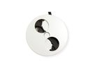 BACHMANN TWIST 1xUTE 1xUSB Chargeur courant 2,0m AEH,RAL9010 30GE
