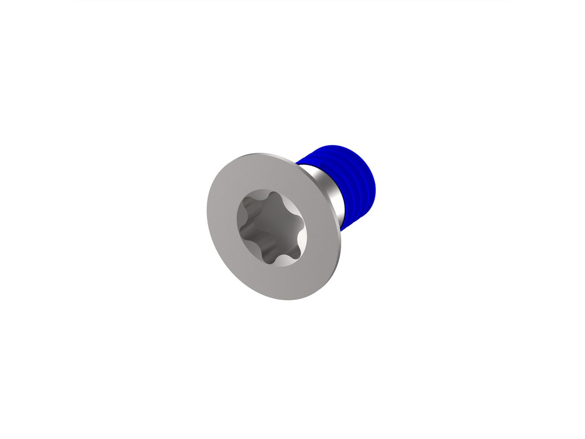 Pièces de rechange pour composants robustes SCHROFF, vis à tête fraisée avec composé de blocage de filets, Torx, M4 x 7