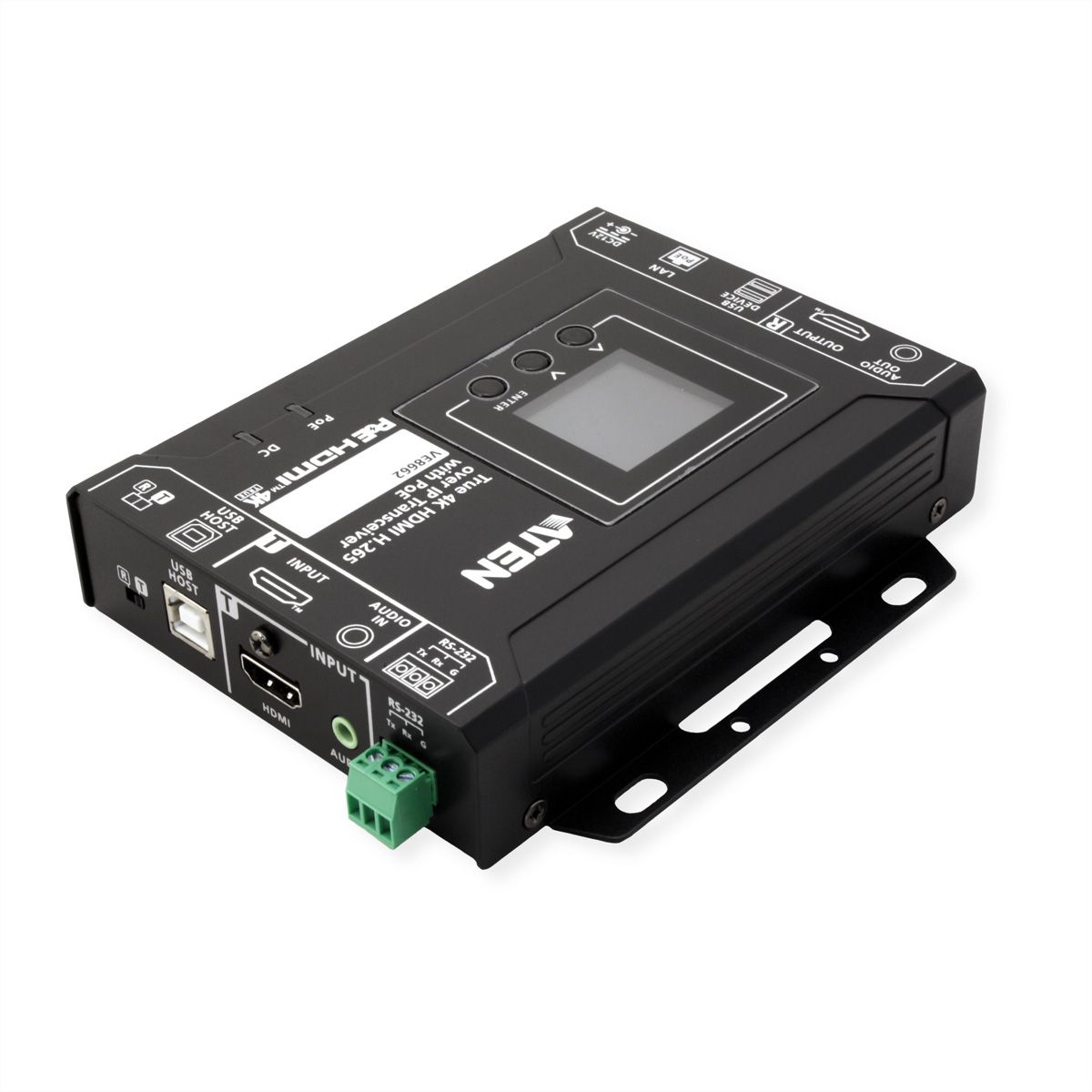ATEN VE8662 Émetteur-récepteur HDMI H.265 sur IP véritable 4K avec PoE