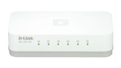 D-Link GO-SW-5E commutateur réseau Non-géré Fast Ethernet (10/100) Blanc