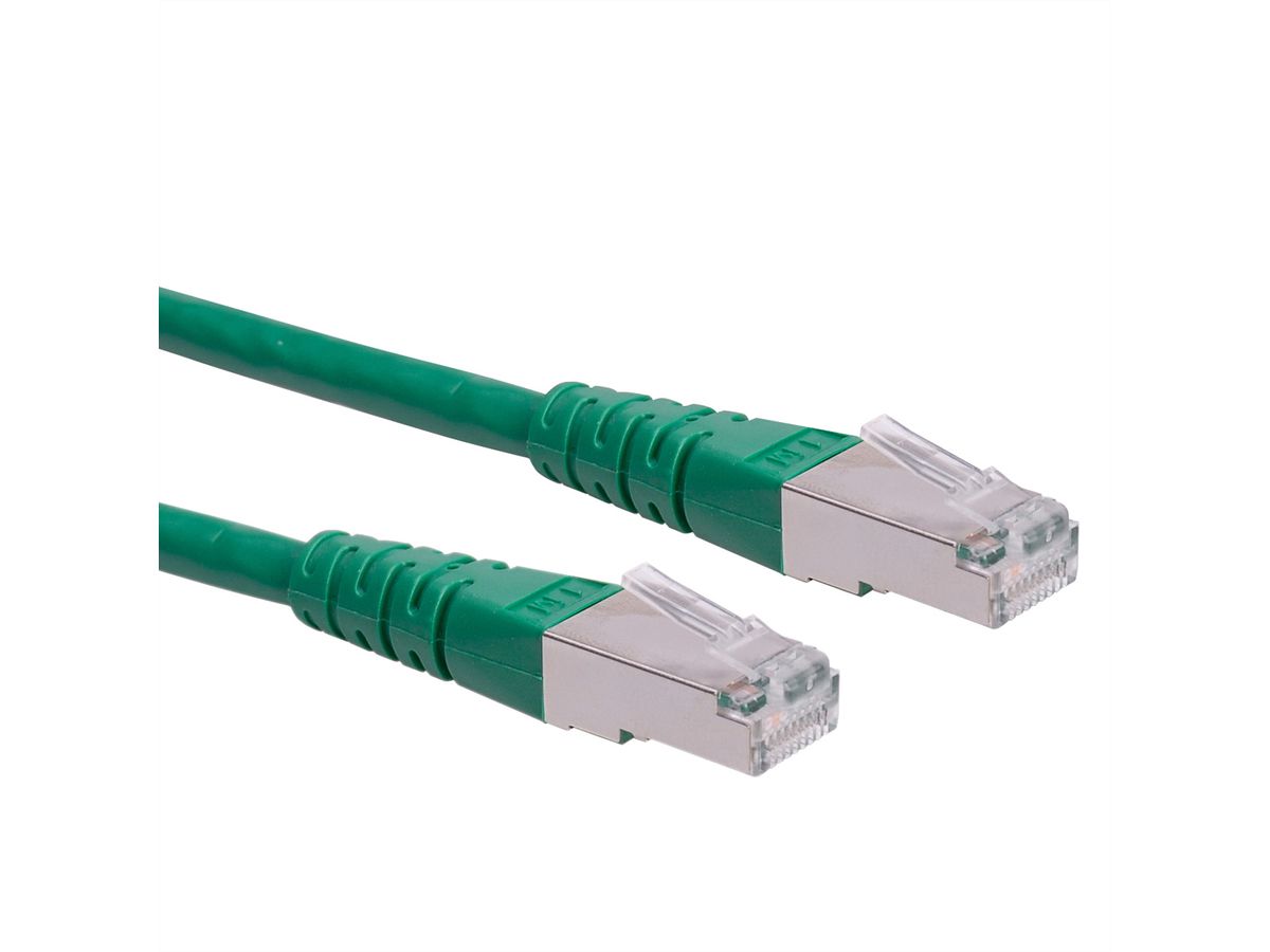 Cordon Cat.6 (Classe E) F/UTP AWG26, vert, 7 m