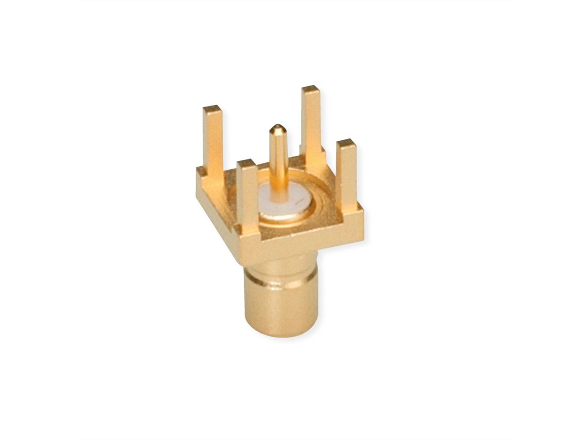 TELEGÄRTNER Connecteur SMB imprimé plaqué or