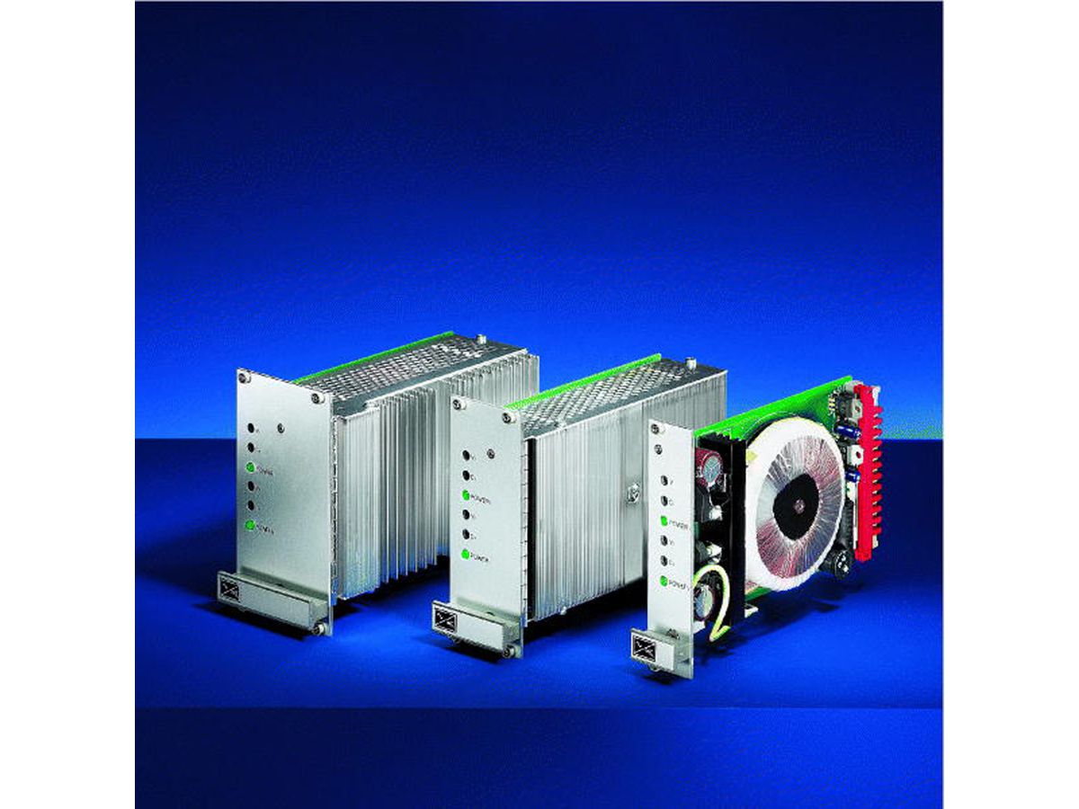 Alimentation, régulateur linéaire AC/DC 19" SCHROFF PSU, double, PSG 224