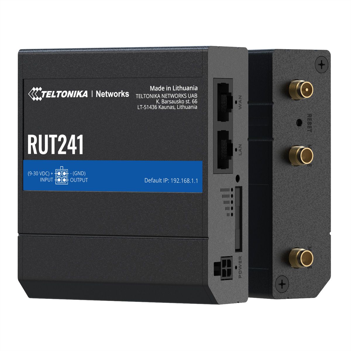 TELTONIKA RUT241 LTE/4G/3G/2G Routeur industriel WiFi version MEIG