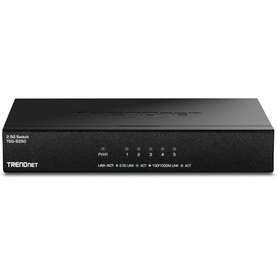 TRENDNET TEG-S350 Switch 2.5G non administrable à 5 ports, noir