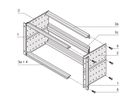 SCHROFF EuropacPRO 19" Kit sous-rack pour connecteur DIN, glissière, 6 U, 295 mm
