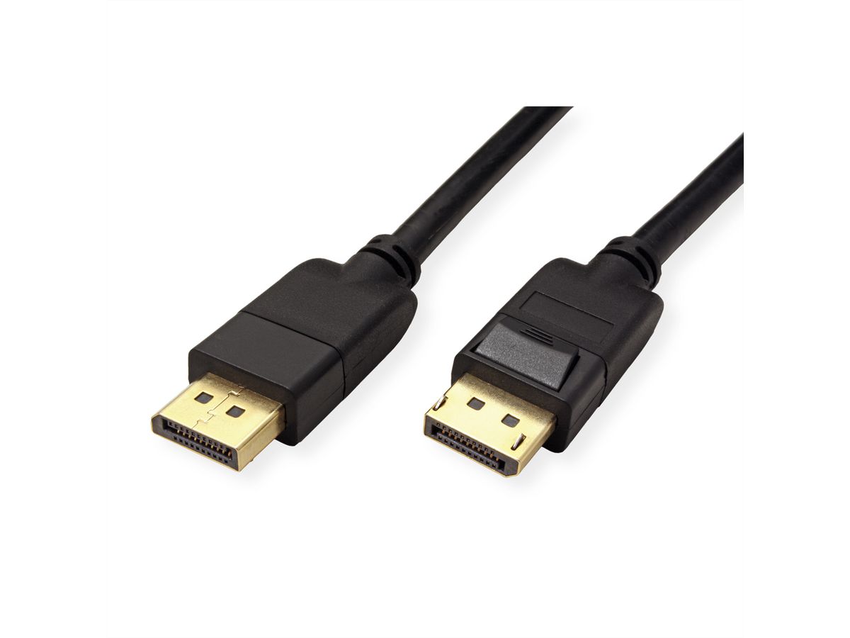 ROLINE GREEN Câble DisplayPort v1.4, DP M - DP M, noir, 2 m