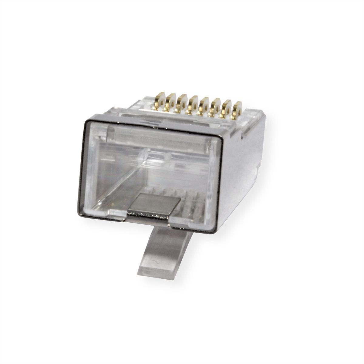 ROLINE Connecteur modulaire blindé Cat.6A (Classe EA), pour câble solide/tresse, 10 unités
